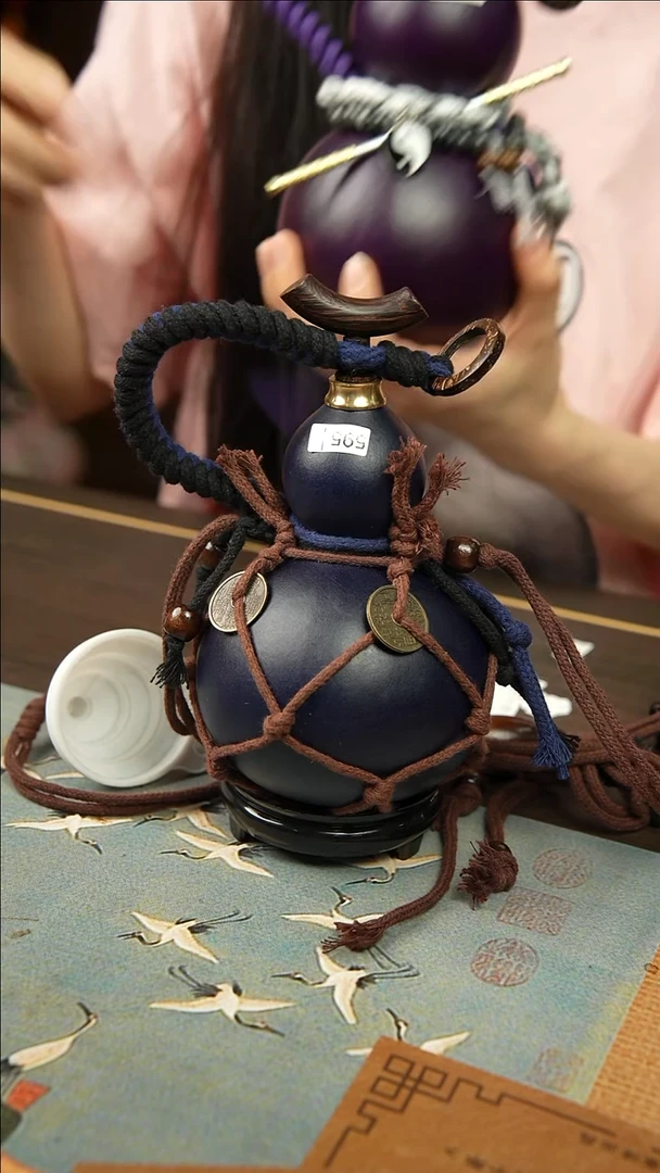 595号450ml左右非遗大漆酒葫芦