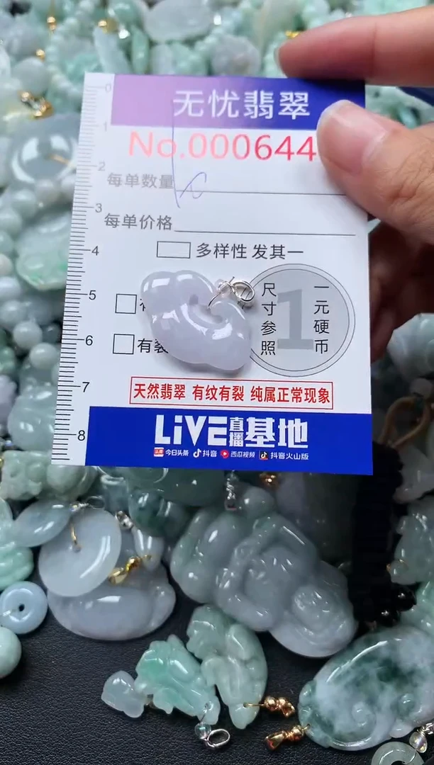 颈饰未镶嵌翡翠6444