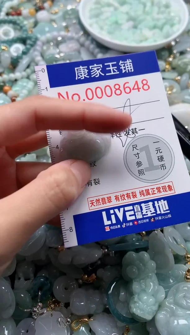 翡翠未镶嵌吊坠(不含链)8648