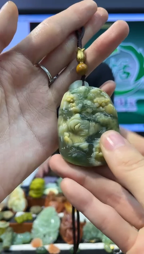 【闪购商品】岫玉吊坠未镶嵌·
