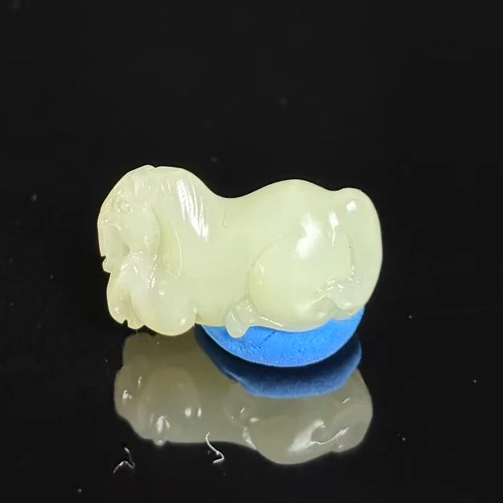 LOT001天然和田玉马随形挂件/SH073322