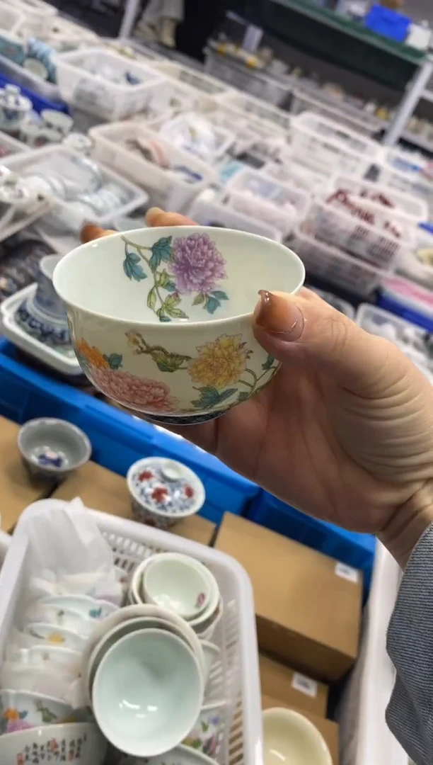 杯景德陶瓷茶具容量约