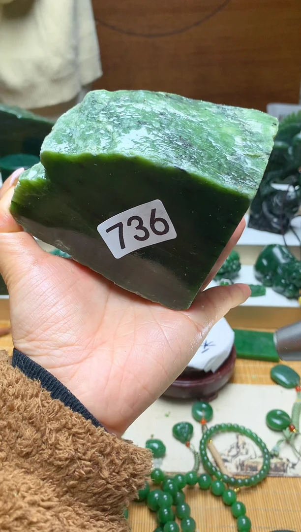 未镶嵌和田玉珠宝半成品1