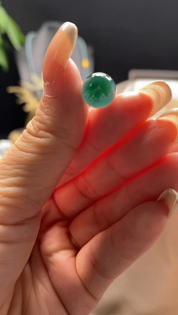未镶嵌手链翡翠散珠卡10MM圆珠