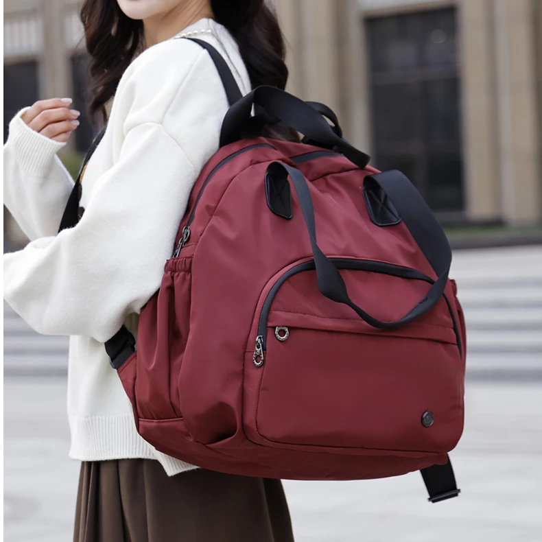 秋冬新款百搭款双肩背包男女款旅行手提单肩背包潮流时尚背包