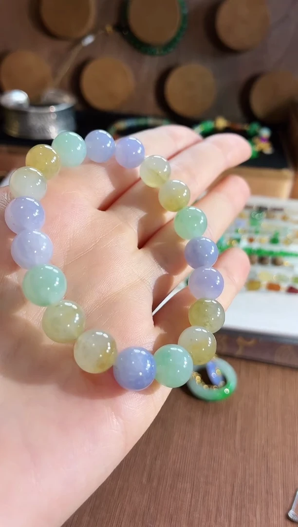 未镶嵌手串翡翠手饰
