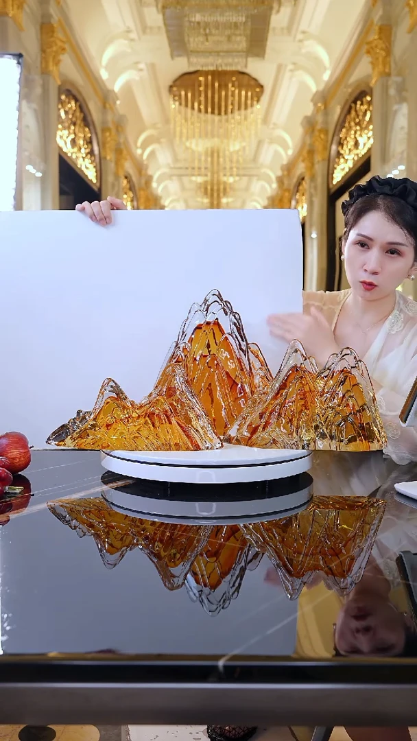 摆件AJ1012490金山摆件一组三件