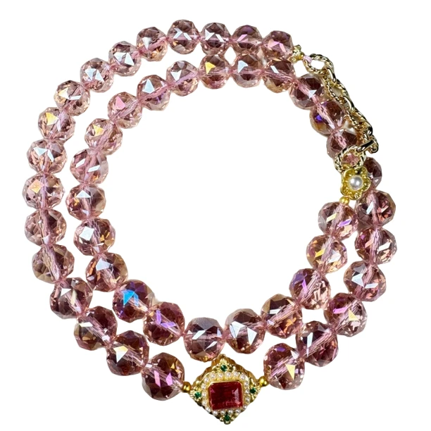 G029轻奢女王晶设计款HBS项链 多样性发其一