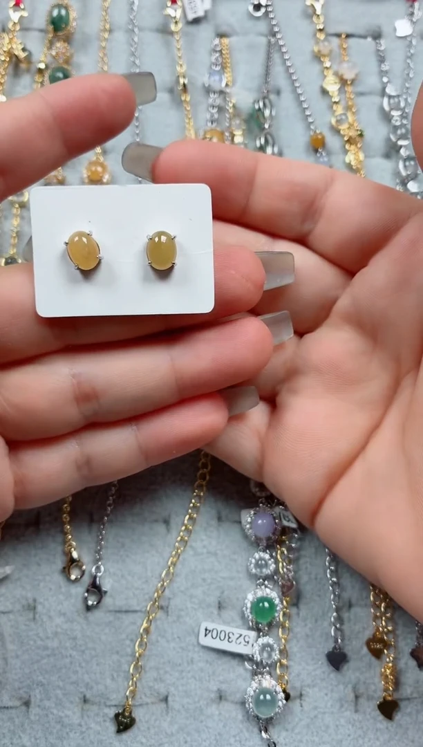 银S925镶嵌戒指翡翠.