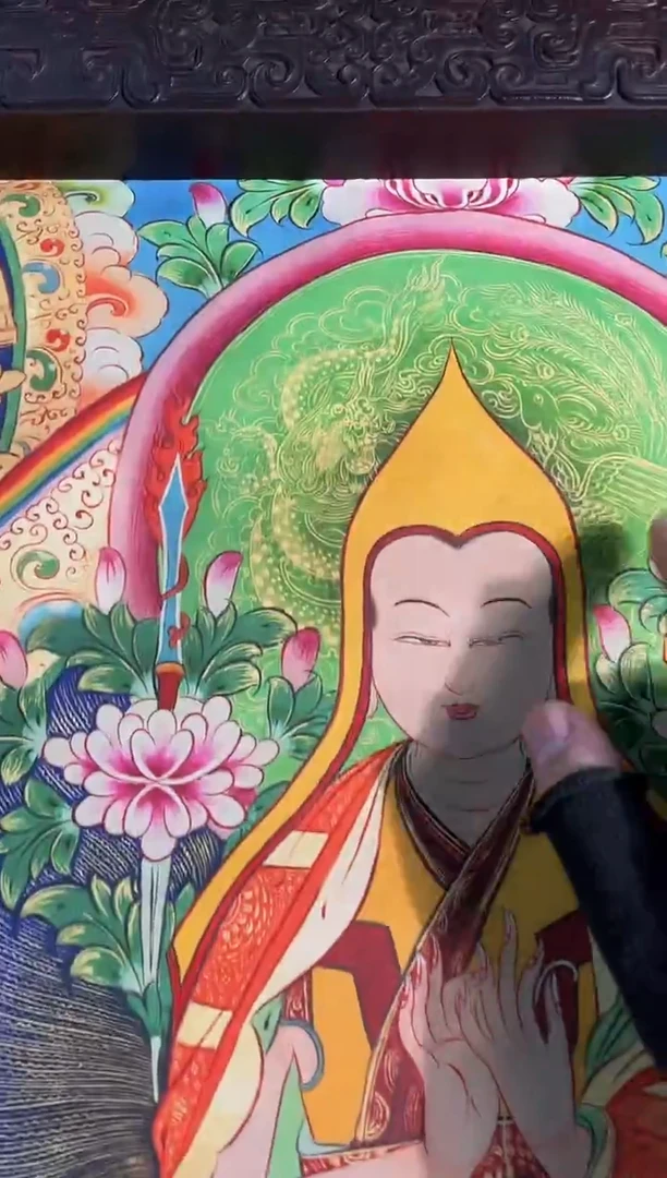 卷轴画天天的唐卡tk160