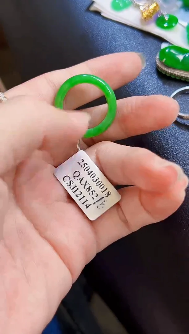 颈饰未镶嵌翡翠莫*戒圈