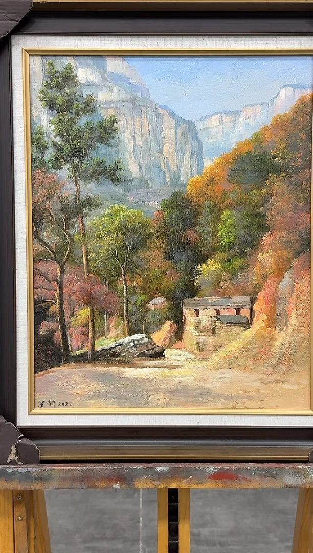 油画炳山艺术--苏新老师作品
