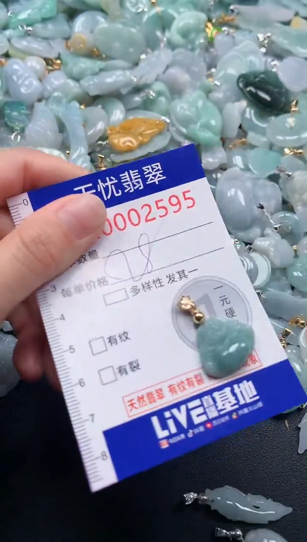 颈饰未镶嵌翡翠2595