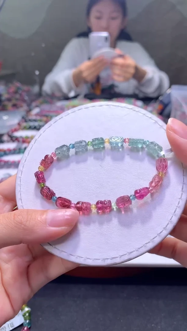 未镶嵌手串碧玺A07【天然碧玺】