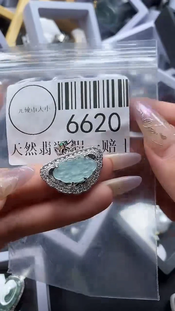 吊坠(不含链)未镶嵌翡翠6620