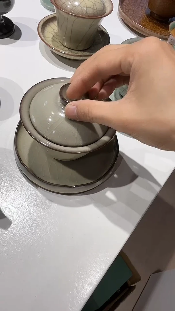 青瓷手工茶器包邮不带礼盒