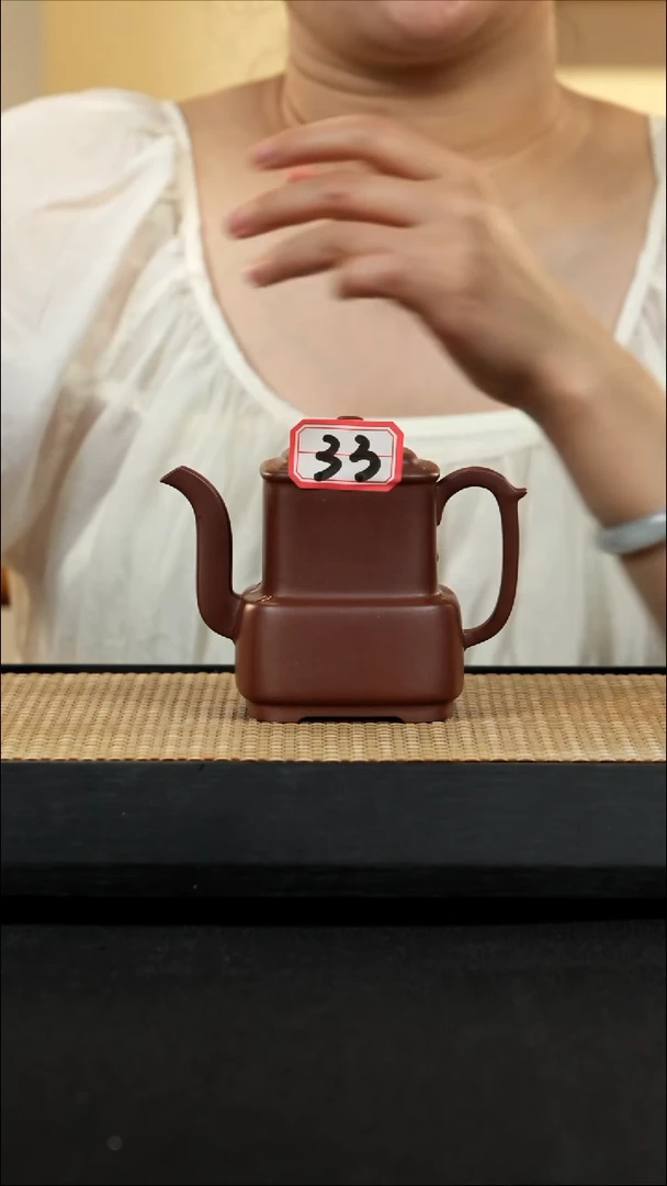 紫砂壶宜兴紫砂壶33许亦晖儒韵砂陶（紫泥）保真