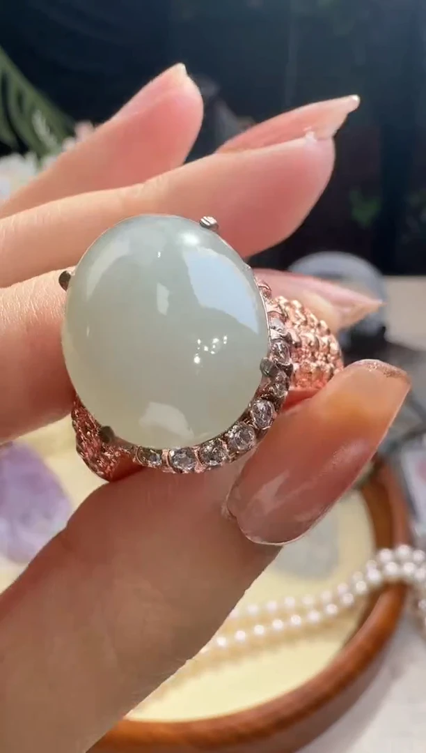【闪购商品】翡翠戒指未镶嵌蛋面
