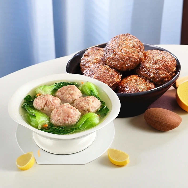 皮厨大叔扬州风味狮子头清炖红烧组合6袋1740克手工肉质新鲜