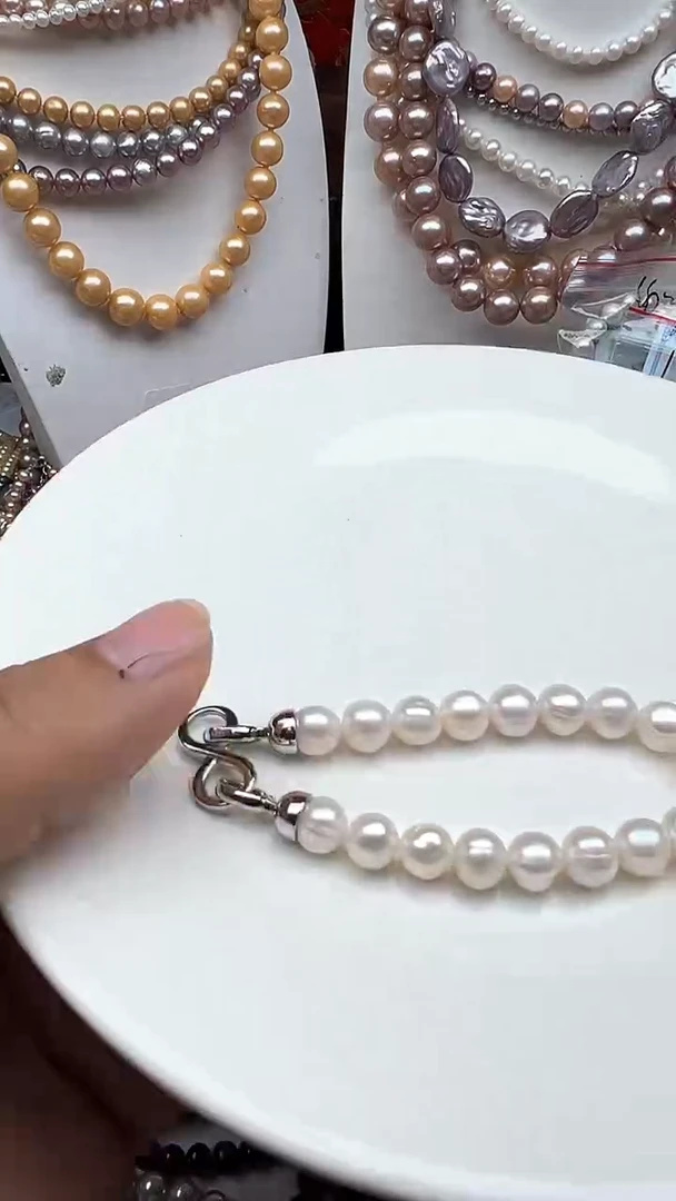 淡水珍珠未镶嵌颈饰1