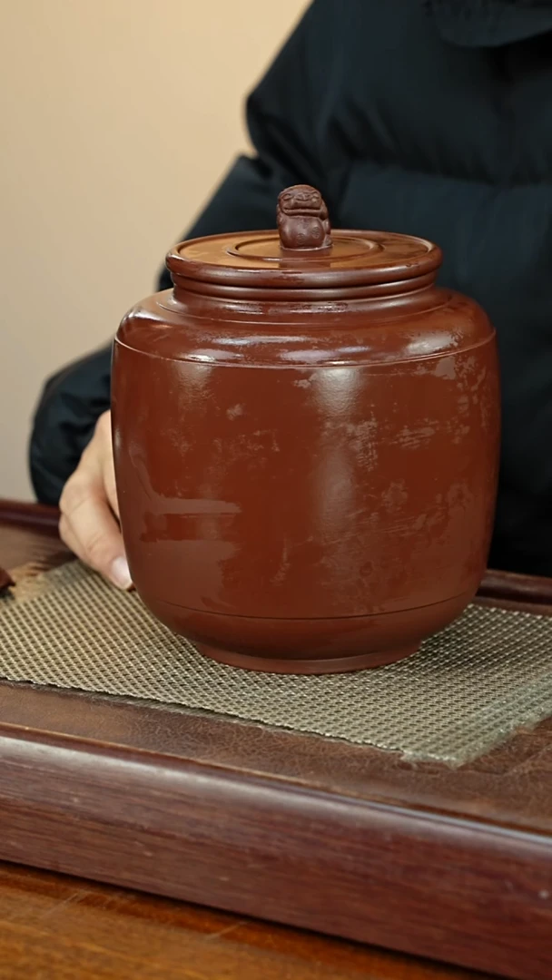 宜兴原矿紫砂茶叶罐