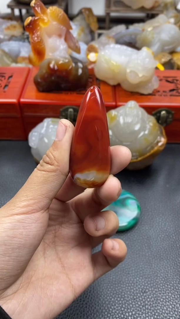 【闪购商品】玛瑙/玉髓未镶嵌挂件00