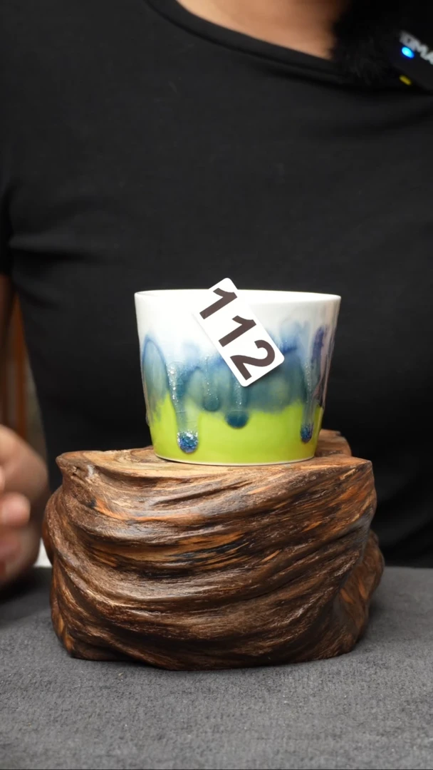 杯子112景德镇手创颜色釉杯（食品级）带冰裂纹