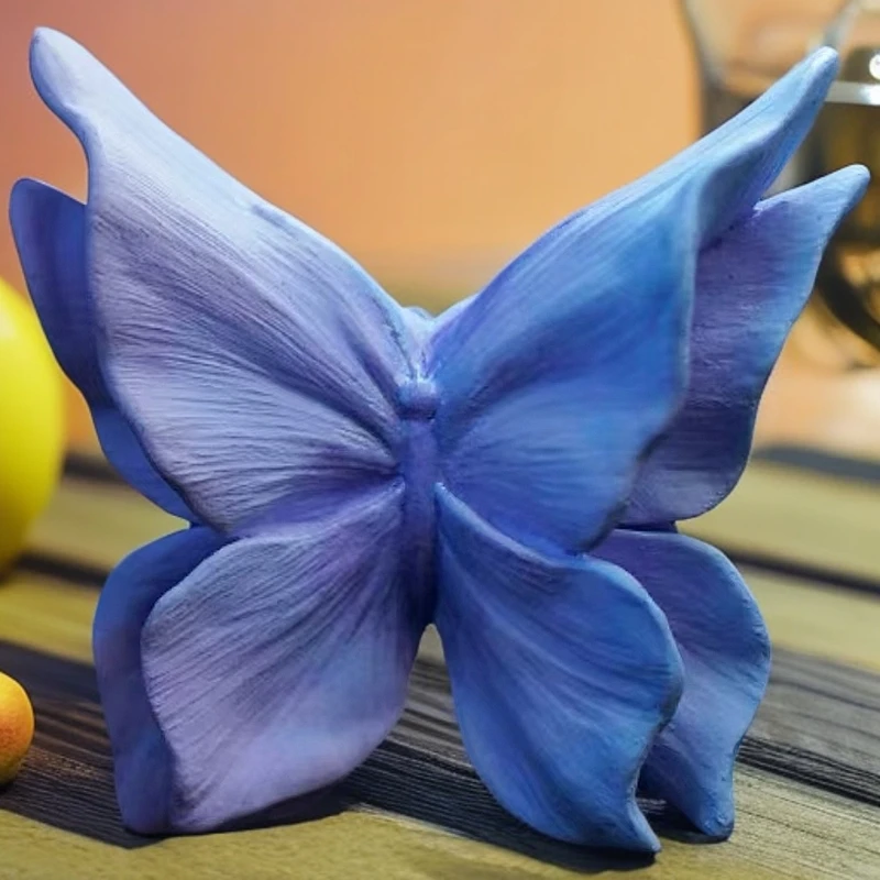 车载香薰蝴蝶出风口香薰装饰汽车香水香氛花朵扩香石车内饰摆件