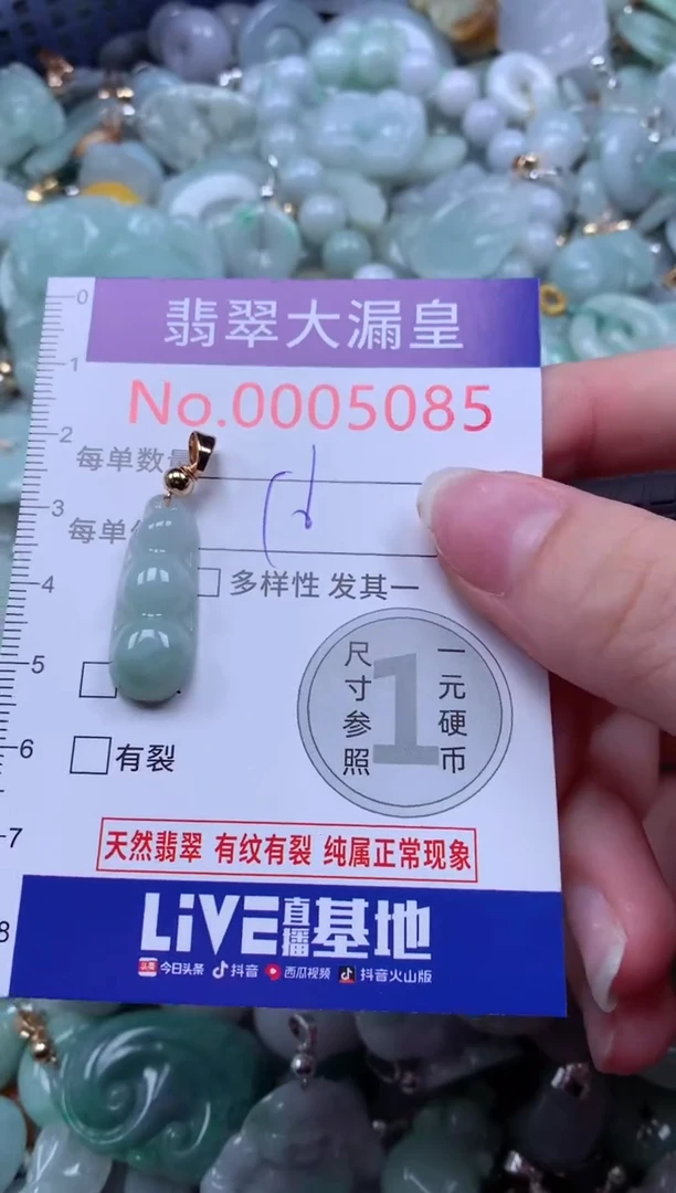 翡翠未镶嵌吊坠(不含链)5085