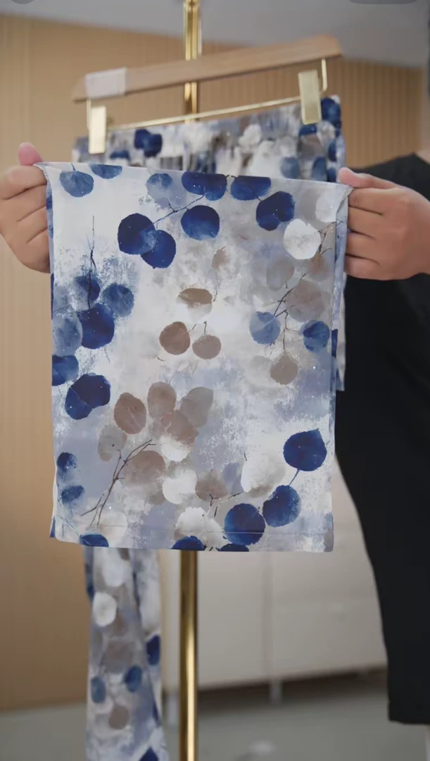 【爆款热卖中】2025年春夏季气质时尚柔软亲肤直筒宽松妈妈裤K0706