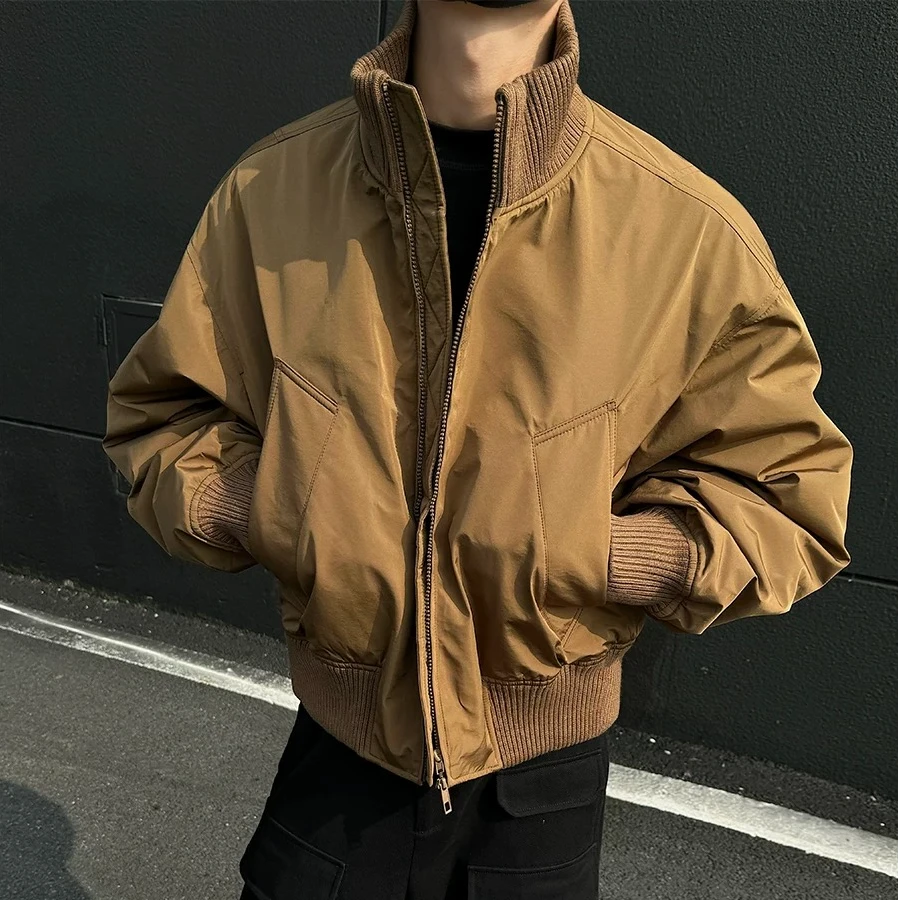 (直播专属链接）秋冬新款夹克外套棉服男士休闲简约款潮流