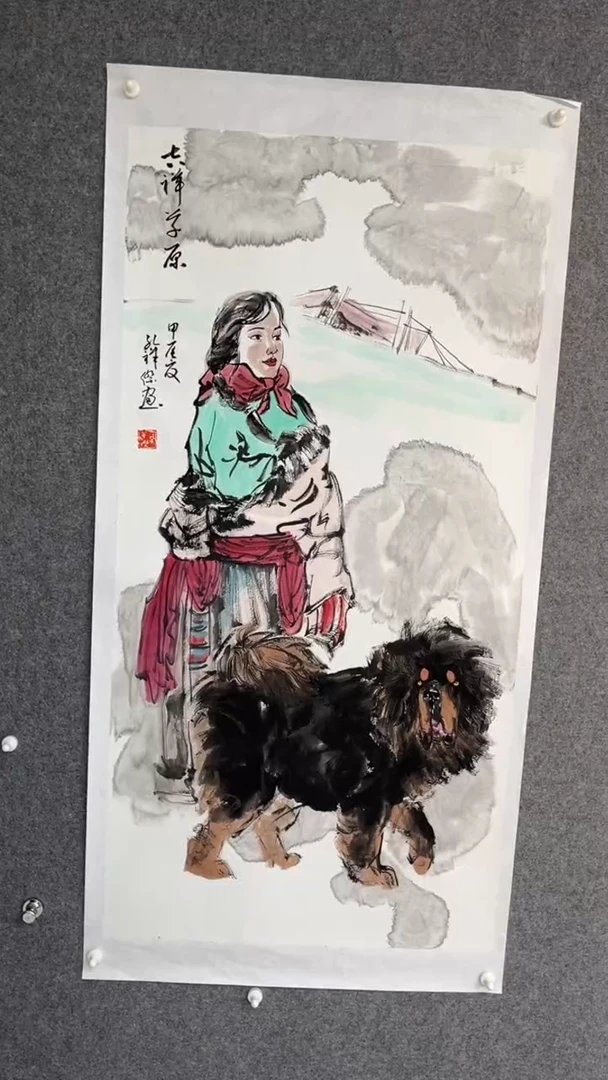 国画孔祥杰老师三尺