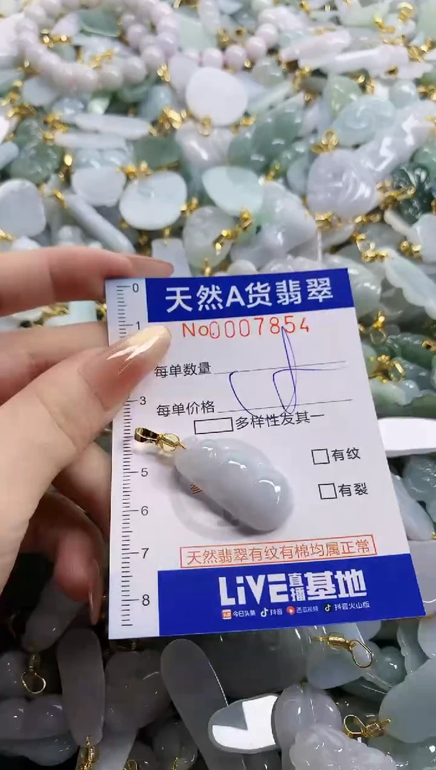 颈饰未镶嵌翡翠天然A货翡翠