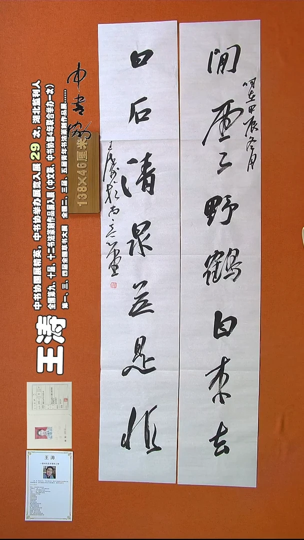 【闪购商品】书法328王涛书法作品