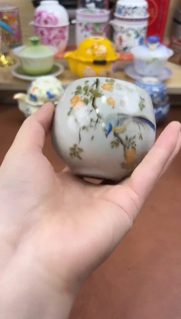 陶陶瓷茶具摆件旅行套组