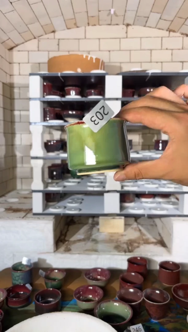 摆件精品窑变钧瓷茶器