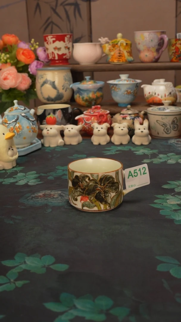 唐行举  黑金百合马克杯512