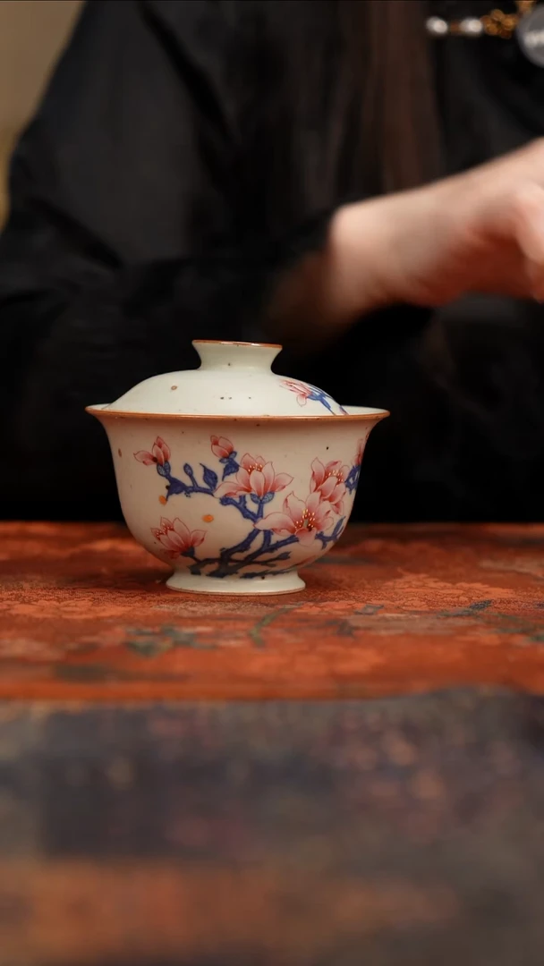 杯景德镇陶瓷杯碗柴烧多人