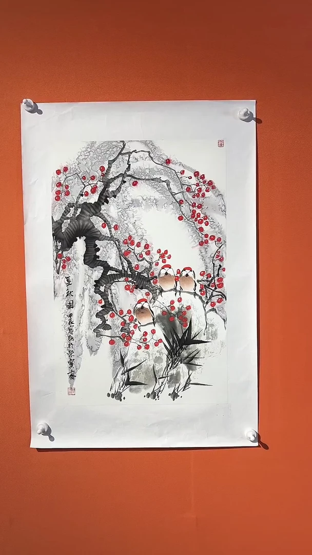 国画王保強老師手绘作品