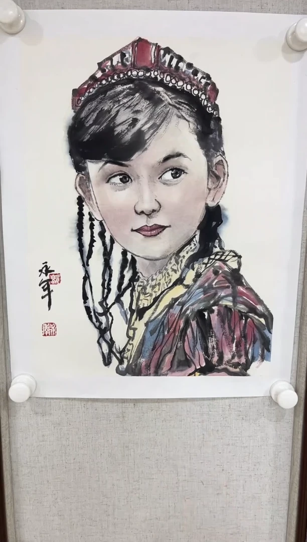 国画郭永年老师一平尺35*45