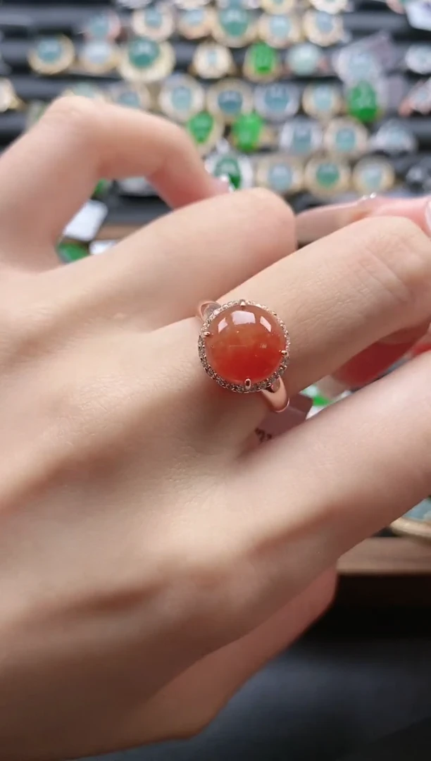 【闪购商品】翡翠戒指银S925镶嵌51151