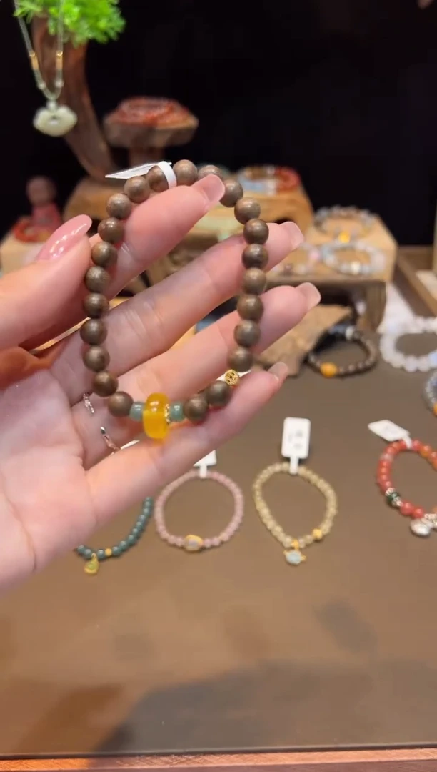 手链琥珀未镶嵌手饰@@E6265