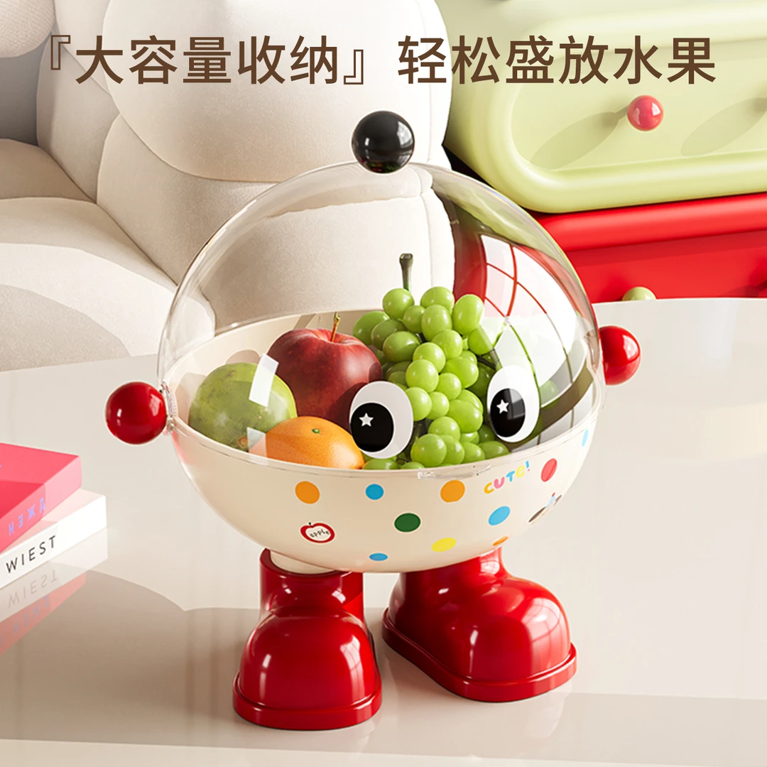 水果盘新款家用客厅茶几果盘精致高档洗菜盆创意大容量零食干果盘