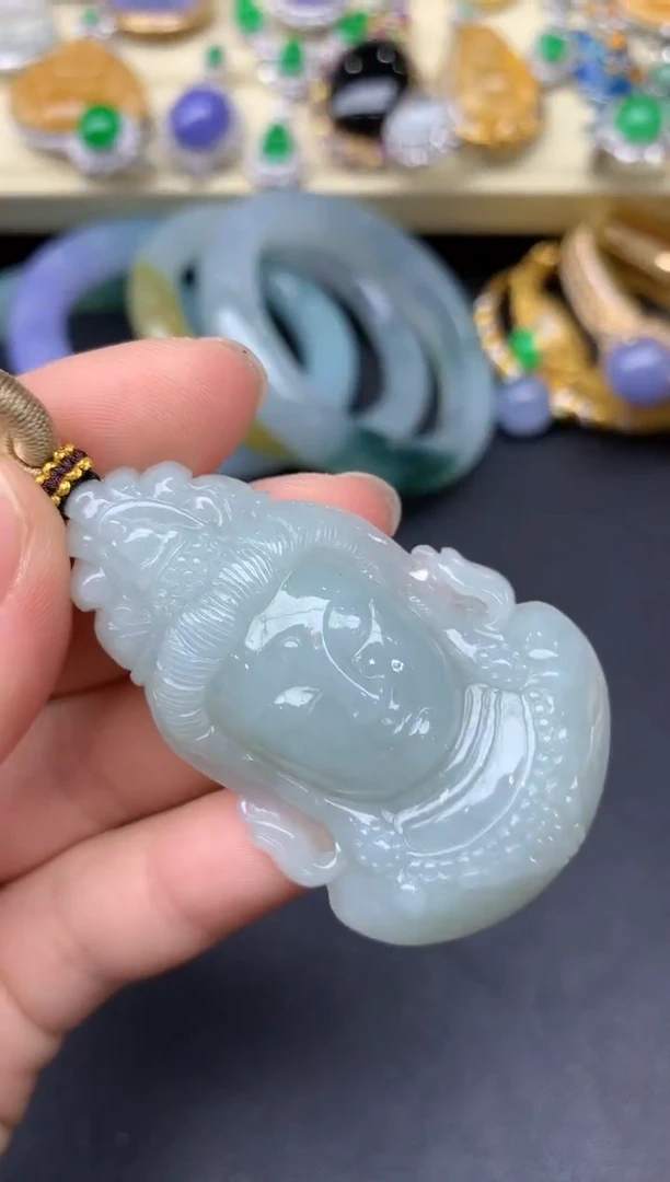 颈饰未镶嵌翡翠7-雪姐翡翠天天见