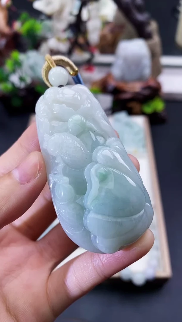 颈饰未镶嵌翡翠天然缅甸A货翡翠