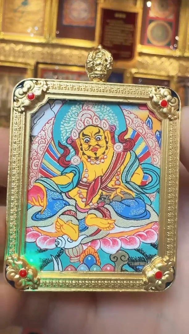 吊坠黄老师--热贡纯手绘
