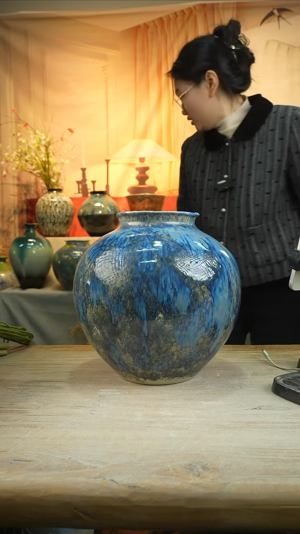 高32口15陶瓷花瓶花器