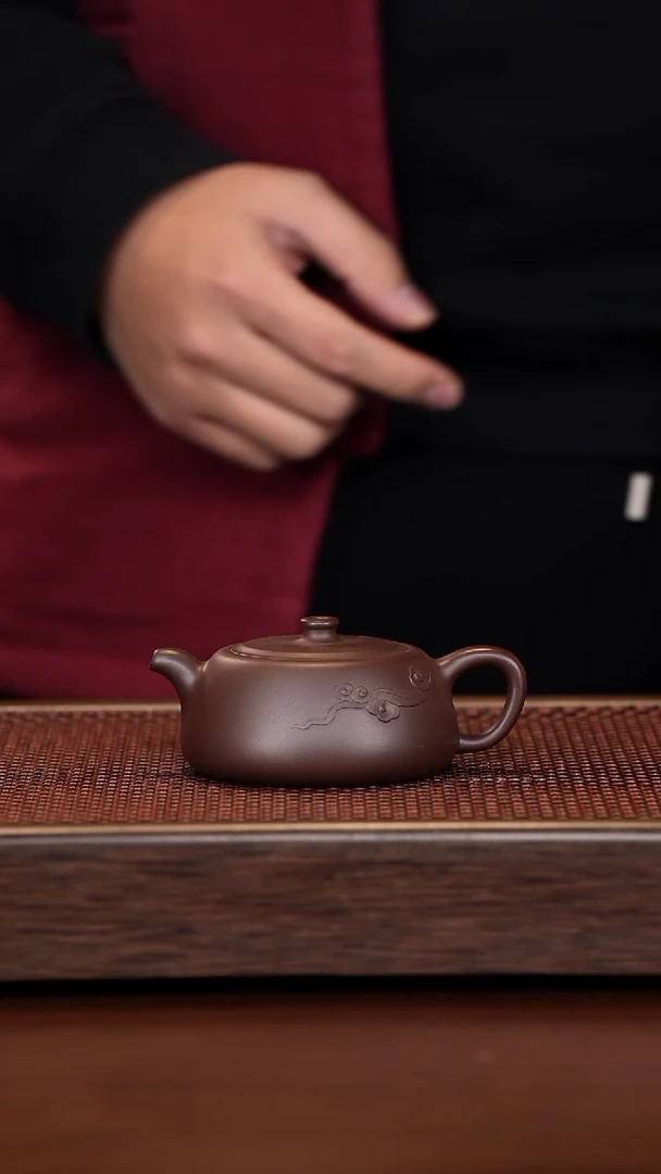 茶壶紫砂国大师王潇笠作品【坐看云起】