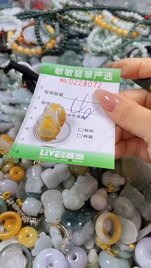 翡翠未镶嵌颈饰闪购0228072