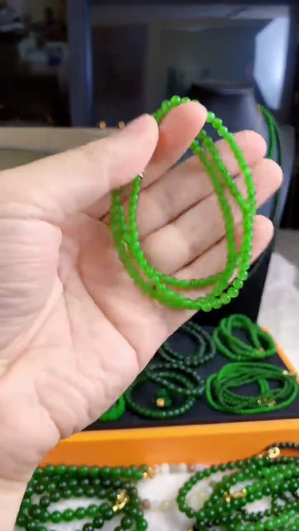 和田玉（碧玉）未镶嵌项链4